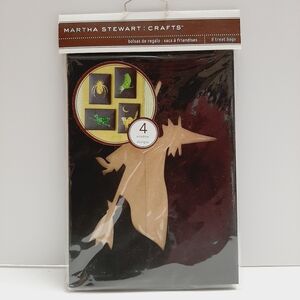 🍒4 for $20🍒 New - MARTHA STEWART Crafts Halloween 8 Treat Bags - 4 Designs